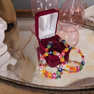Urban Outfitters Colorful Flower Power Earrings